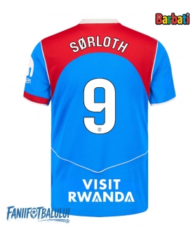 Atletico Madrid Alexander Sorloth #9 Tricou Fotbal Replică 2025-26 Barbati Treilea